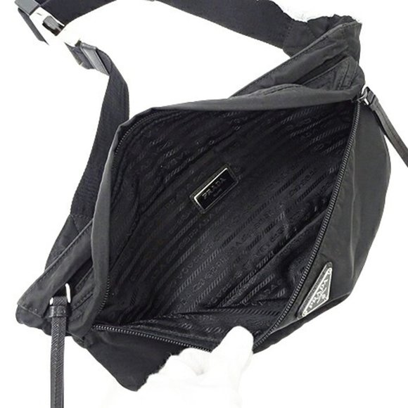 PRADA Women's and Men's Body Bags, Waist Nylon, Black - Picture 6 of 13